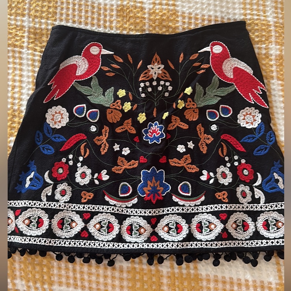 Embroidered skirt